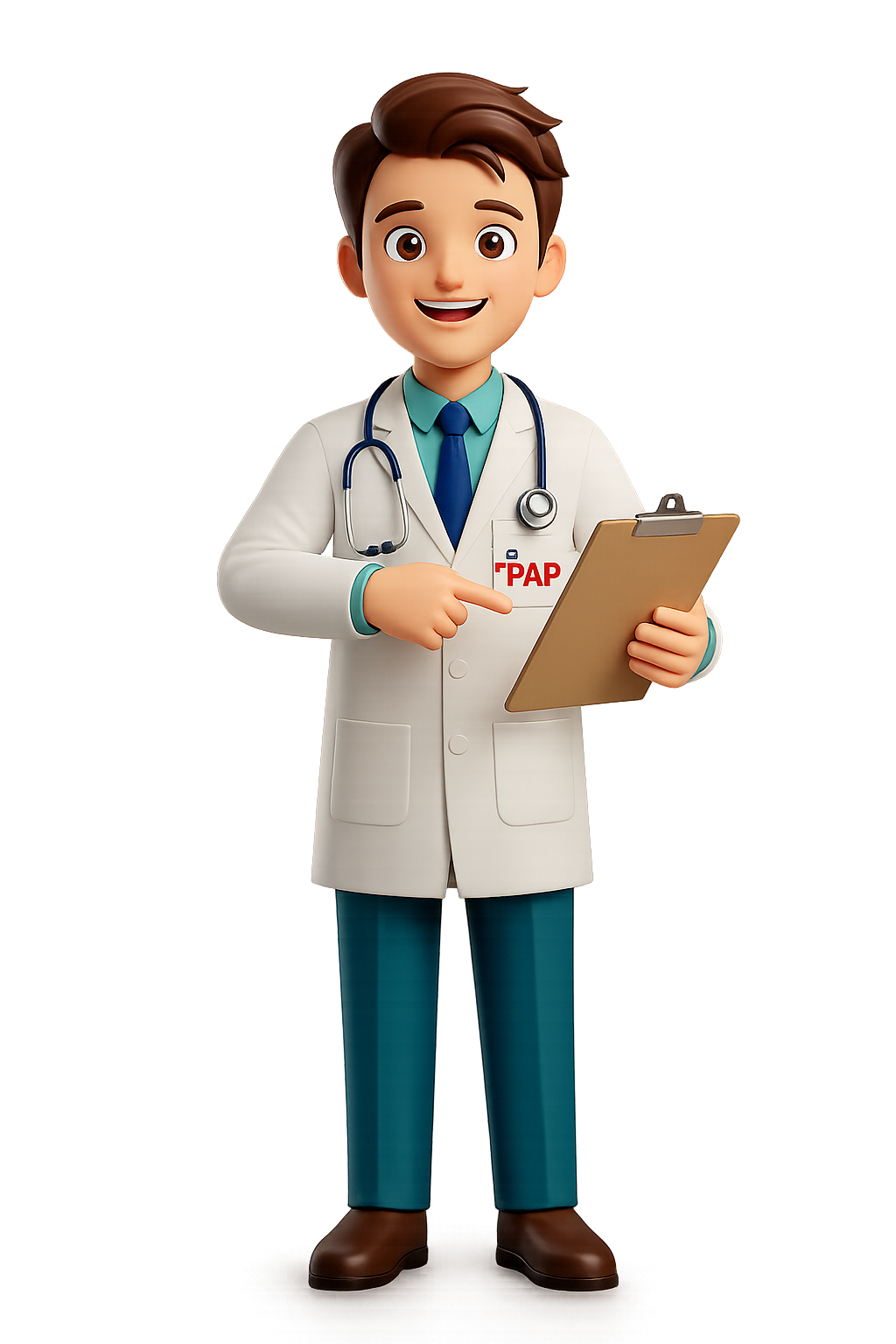 PAP physician showing the PAP Help mobile app with channels per sector